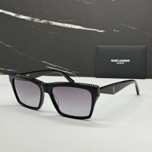 NEW SL M104 001 SAINT LAURENT BLACK SLM104 001 WOMEN SUNGLASSES SAINT LAURENT